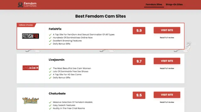 top femdom cam sites