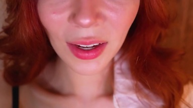 Maimy Nyan - Redhead Babe Strips in Office Roleplay ASMR Leaked