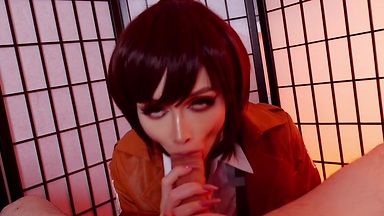 Zirael Rem - Short Hair Anime Babe Gets Fucked as Sasha Braus Leaked